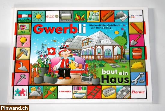 Bild 1: Gwerbli baut ein Haus - Kinder-Bilder-Spielbuch