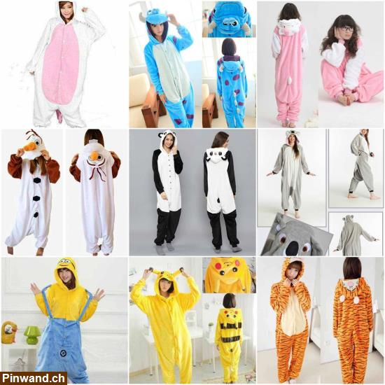 Bild 4: Jumpsuit Onesie Pyjama Kostüm Fasnacht viele Varianten