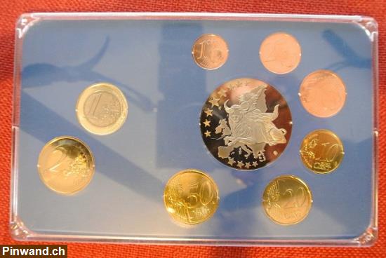 Bild 2: Euro Währungssatz Luxemburg - Euro Münzen von 1 Cent bis 2 Euro