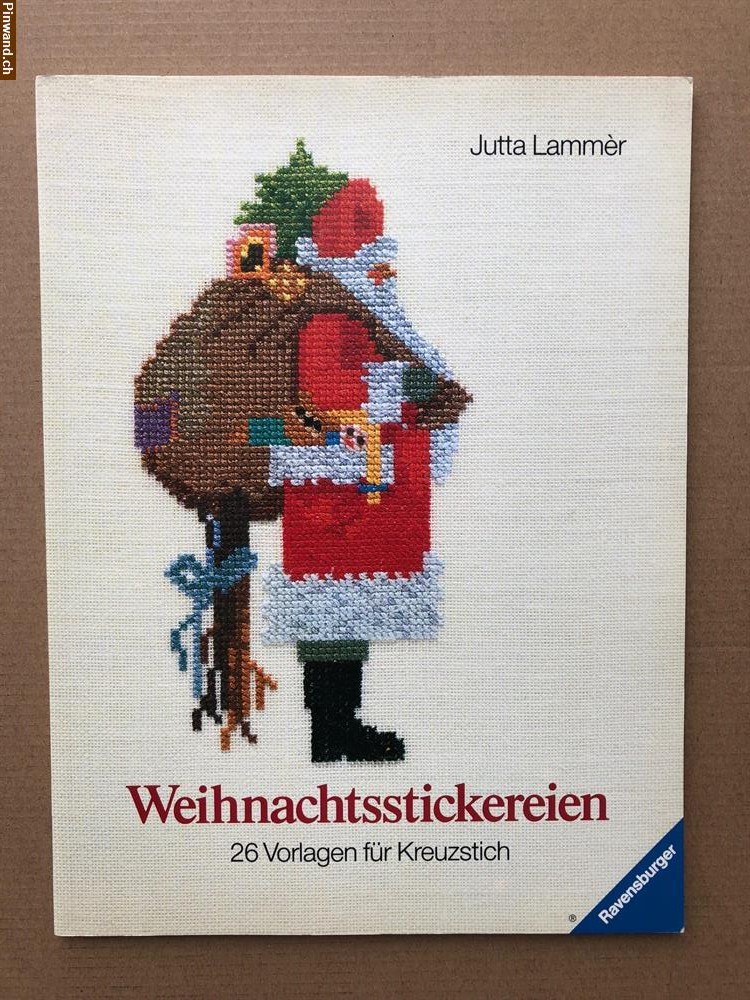 Bild 1: Weihnachtsstickerei