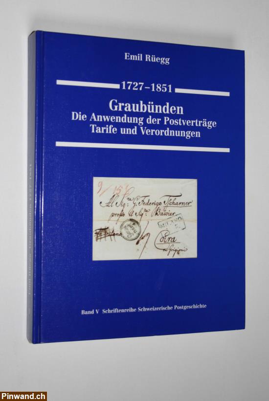 Bild 1: Graubünden 1727 - 1851 Emil Rüegg