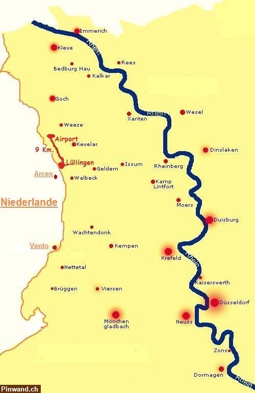 Bild 5: Deutschland - Niederrhein, Ferienwohnung, Geldern, Grenze Niederlande