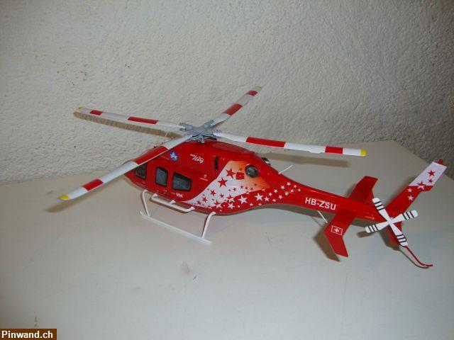 Bild 3: Helikopter Bell 429 Air Zermatt im Masstab 1:48