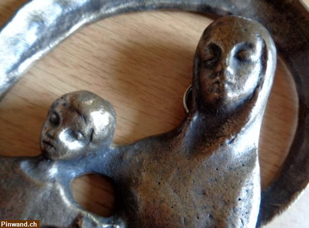 Bild 4: Maria mit Christkind / Bronce Wandanhänger