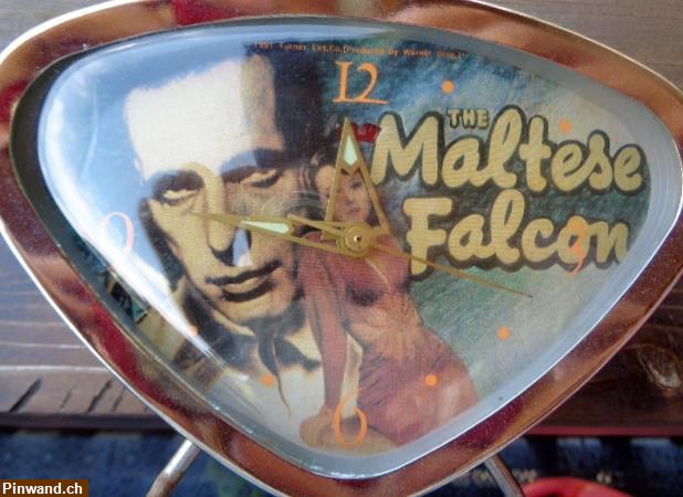 Bild 5: Retro Wecker The Maltese Falcon, Handaufzug