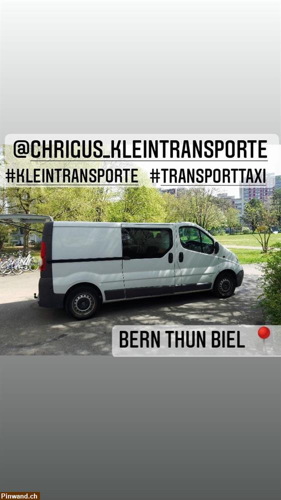 Kleintransporte, Transporttaxi, Möbel-/Warentaxi, Räumung, Entsorgung, Bern Thun Biel