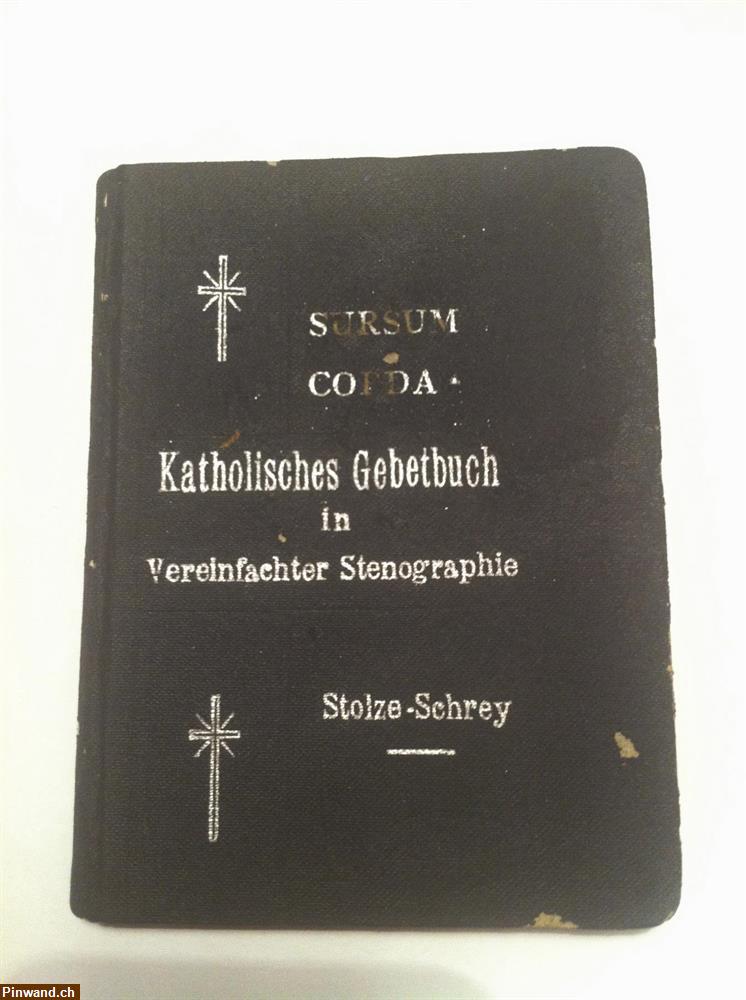 Bild 1: Katholisches Gebetsbuch in Vereinfachter Stenographie 1940