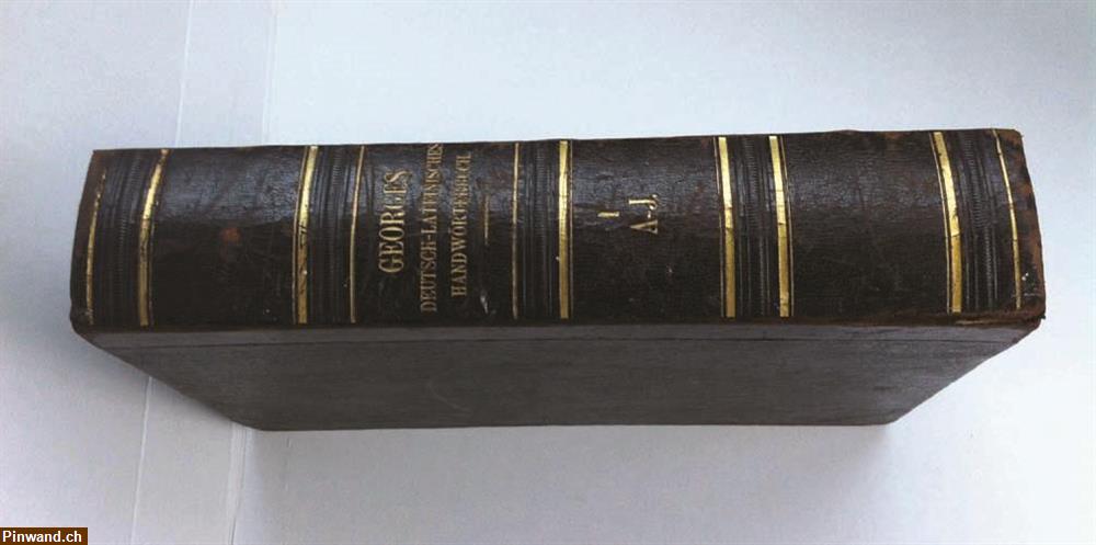 Bild 1: Deutsch=Lateinisches Handwörterbuch 1861