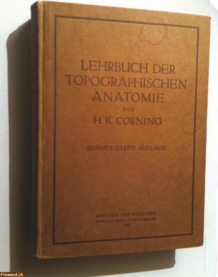 Bild 1: Lehrbuch der Topographischen Anatomie 1920