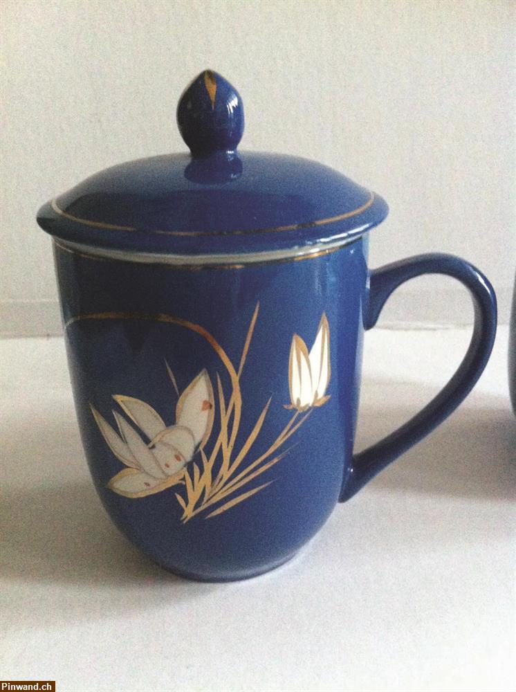 Bild 2: Tee Tassen 2er in blau