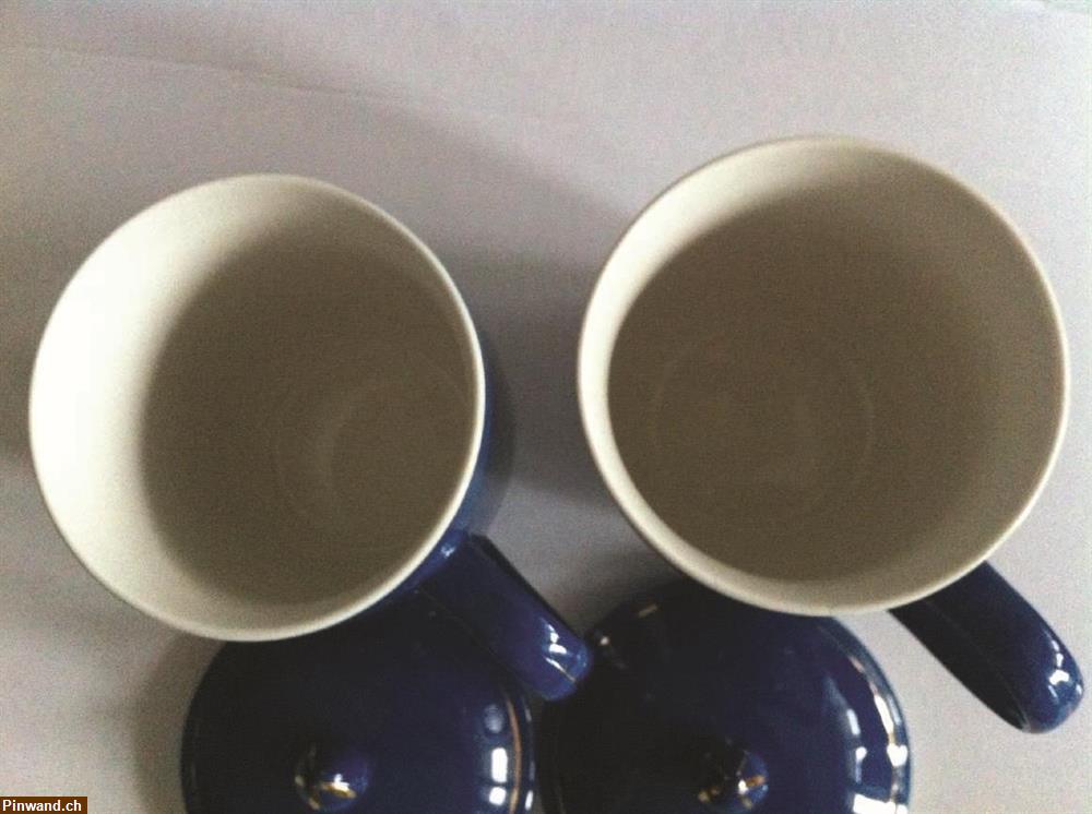 Bild 3: Tee Tassen 2er in blau