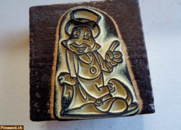 Bild 8: Pinocchio Walt Disney Holz-Gummistempel (11 Stk. + Zusatz)