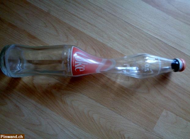 Bild 1: Alte Glas-Hals Colaflasche 1978 / Selten