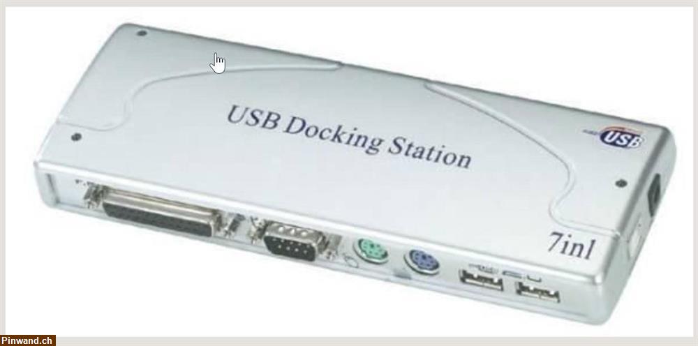 Bild 1: Dockingstation usb 2.0 for notebook with lan LogiLink