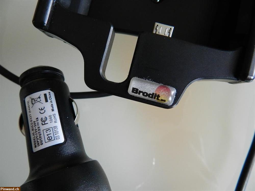 Bild 3: Brodit KFZ Auto Halterung mit Ladekabel für HTC Desire HD 2x