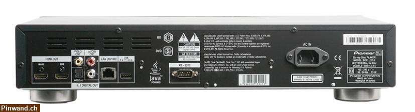 Bild 3: Pioneer Blu-Ray 3D Player BDP-LX55 schwarz zu verkaufen