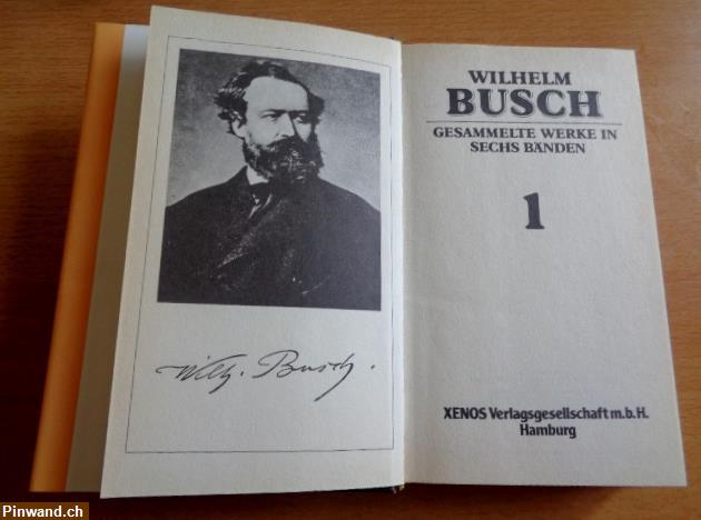 Bild 3: Wilhelm Busch Gesamtwerke in 6 Bänden (Komplette Serie)