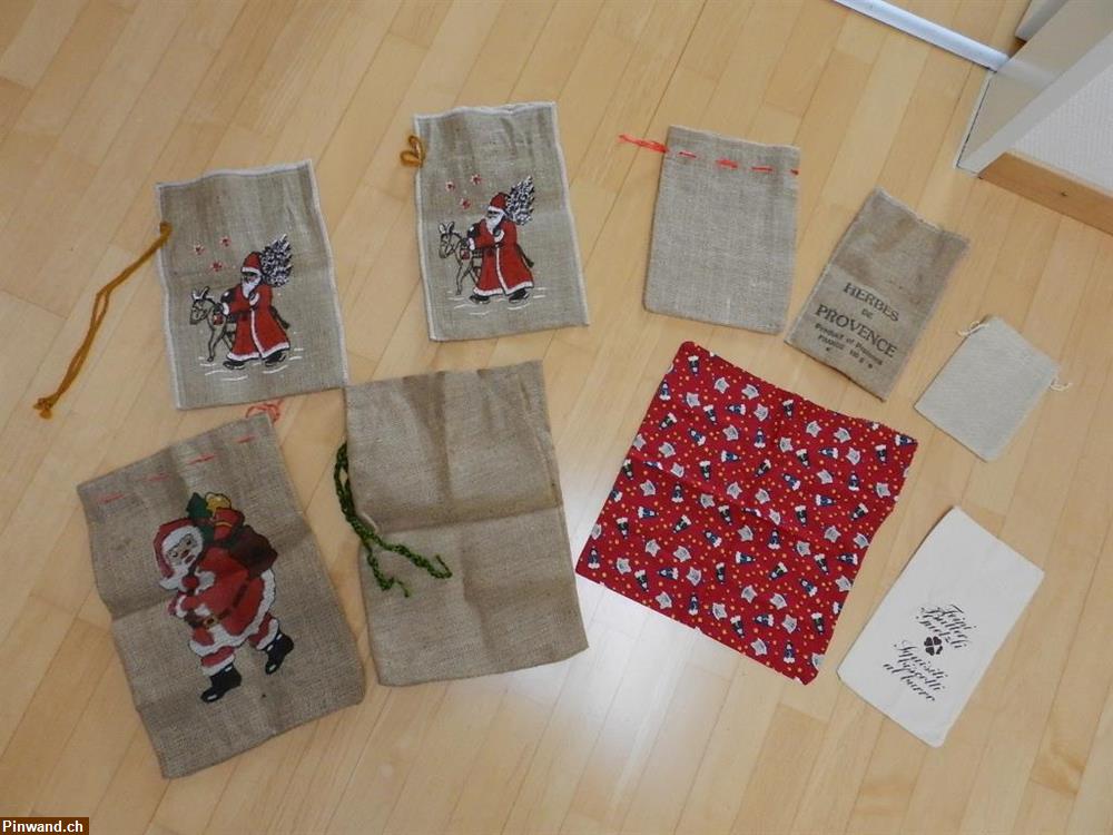 Bild 1: Klaussack Jute Chlaussack Samichlaus Nikolaus Sack