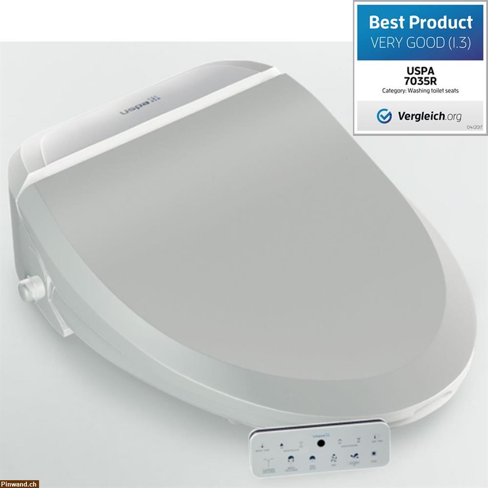 Bild 2: Elektronischer Toilettensitz mit Fernbedienung, Smart-Bidet Intimpflege, 7035RS TESTSIEGER
