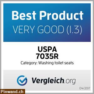 Bild 11: Dusch-WC Elektronischer Toilettensitz mit Fernbedienung, Smart-Bidet Intimpflege, 7035RU TESTSIEGER