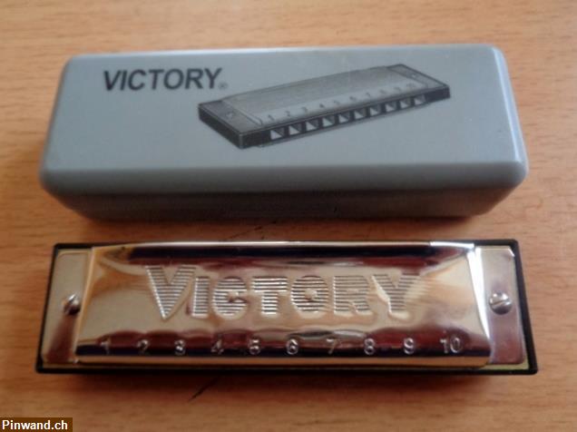 Bild 1: Mundharmonica Victory Original Aufbewahrungsbox.