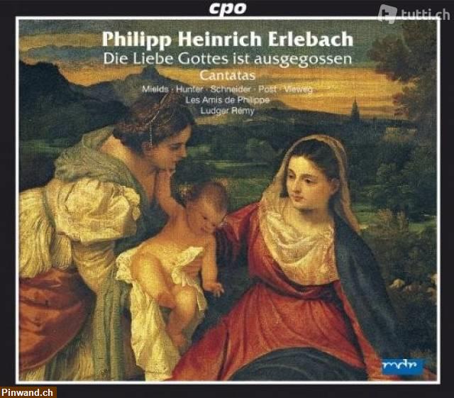 Bild 1: Geistliche Musik - Geistliche Werke grosser Meister: *PHILIPP HEINRICH ERLEBACH*  auf 2 CD
