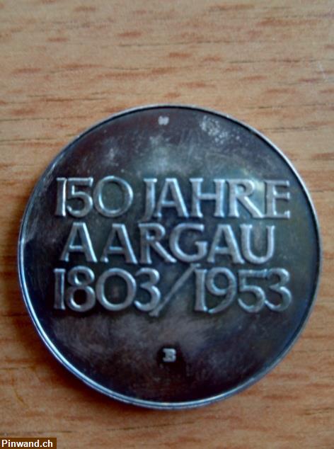 Bild 4: Münze 150 Jahre Aargau 1803-1953