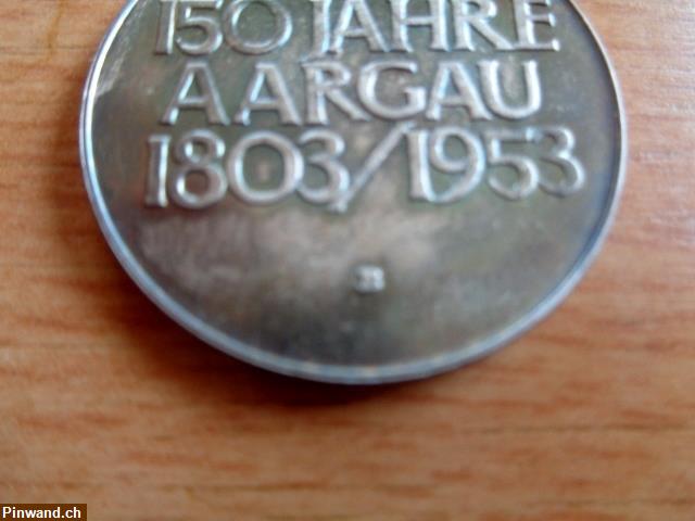 Bild 6: Münze 150 Jahre Aargau 1803-1953