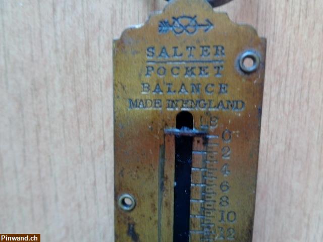 Bild 2: Vintage Federwaage Salter (Pocket Balance)