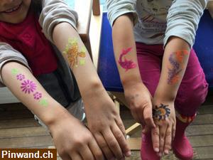 Bild 8: Professionelle Kinderanimation Kinderschminken, Glitzer- und Airbrush Tattoos, Basteln ...