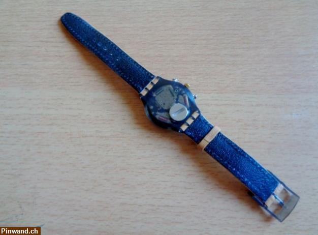 Bild 8: Swatch Chrono Sammeluhr / Originalbox / Bedienungsanleitung