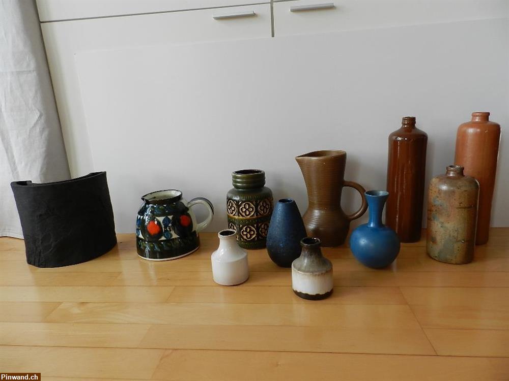 Bild 3: Vase Glas Porzellan Keramik Kunststoff Klarsicht Vasen divers