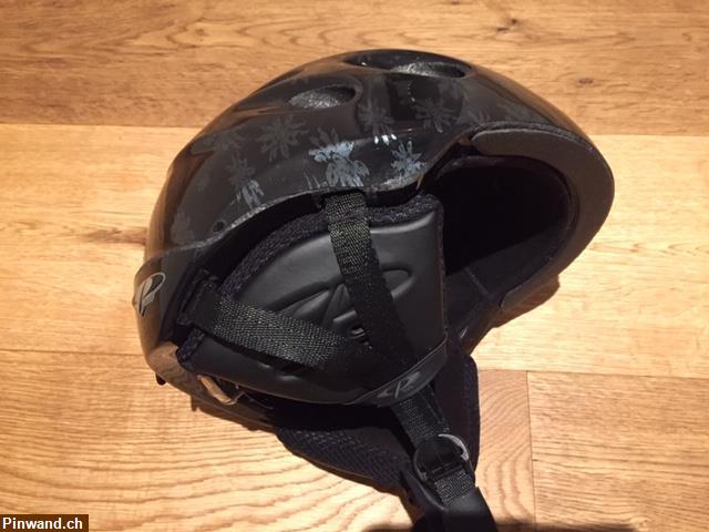 Bild 2: Skihelm schwarz (wenig gebraucht) zu verkaufen