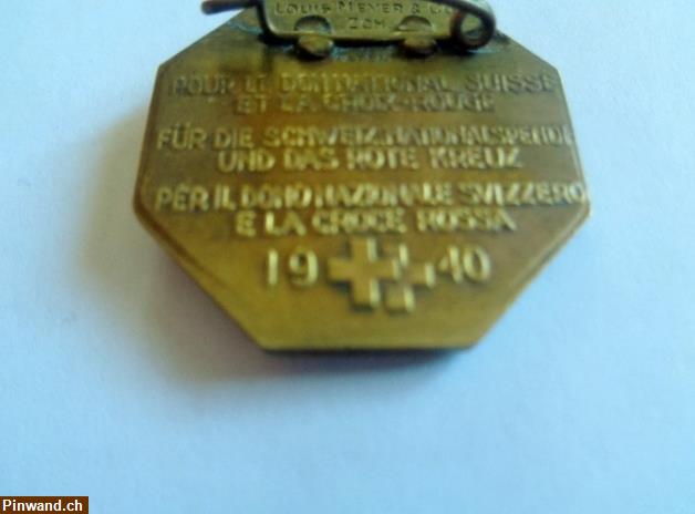 Bild 3: Bronce Medaille 1940 / 2. Weltkrieg zu verkaufen