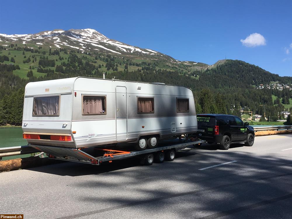 Bild 4: Wohnwagentransporte, Überführungen und Entsorgung