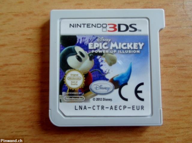 Bild 4: Nintendo 3DS/3DSXL / Disney Micky Epic / Hülle / Spielanleitung