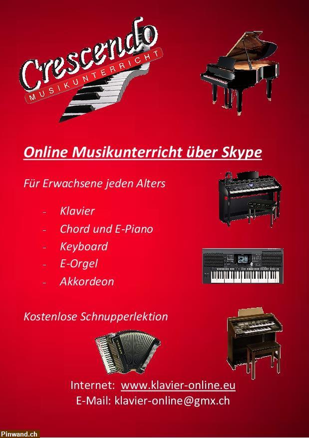 Bild 1: Online Musikunterricht - ideal für Erwachsene jeden Alters