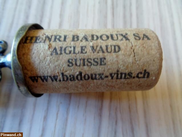 Bild 4: Weinflaschenverschluss Korken Henri Badoux, Aigle