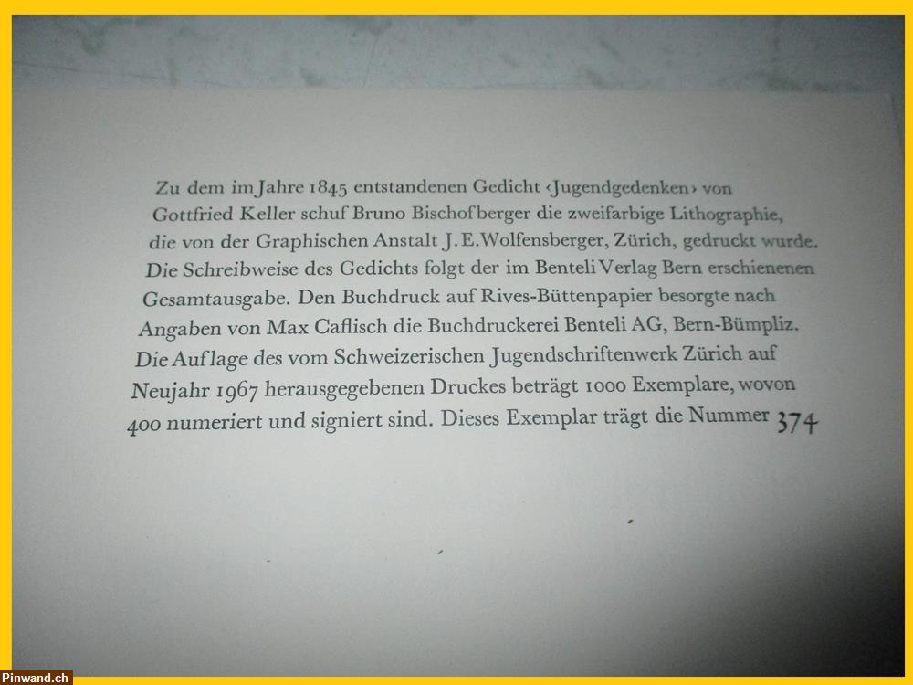 Bild 4: Gottfried keller Jugendgedenken Nummer 374