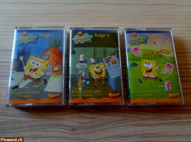 Bild 2: Spongebob Schwammkopf Originalhörspielkassetten Folgen 1-6