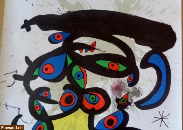 Bild 3: Plakat Joan Miro / Miro Ausstellung Paris 1971
