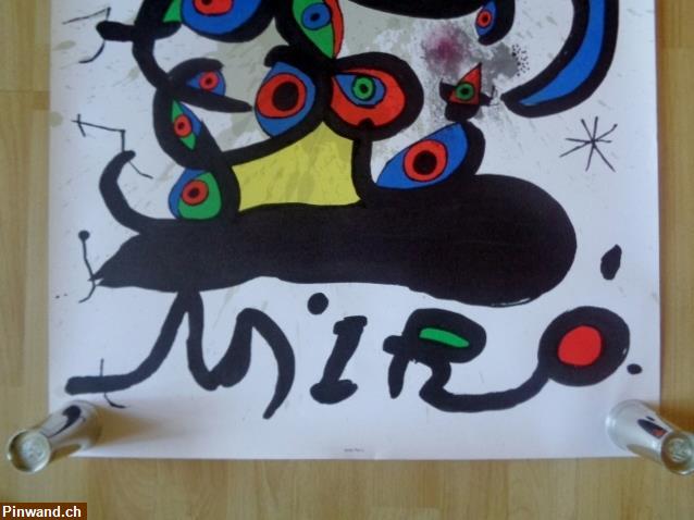 Bild 4: Plakat Joan Miro / Miro Ausstellung Paris 1971