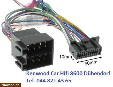 Bild 1: KENWOOD - ISO Kabelsatz  DIN ORIGINAL