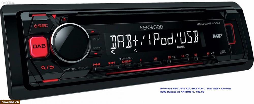 Bild 3: KENWOOD - NEU DAB +  KDC-DAB 400U zu verkaufen