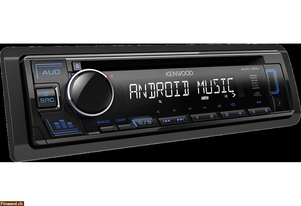 Bild 1: Autoradio Blaue Tastenleuchte Neu OVP USB Aux Front Panel