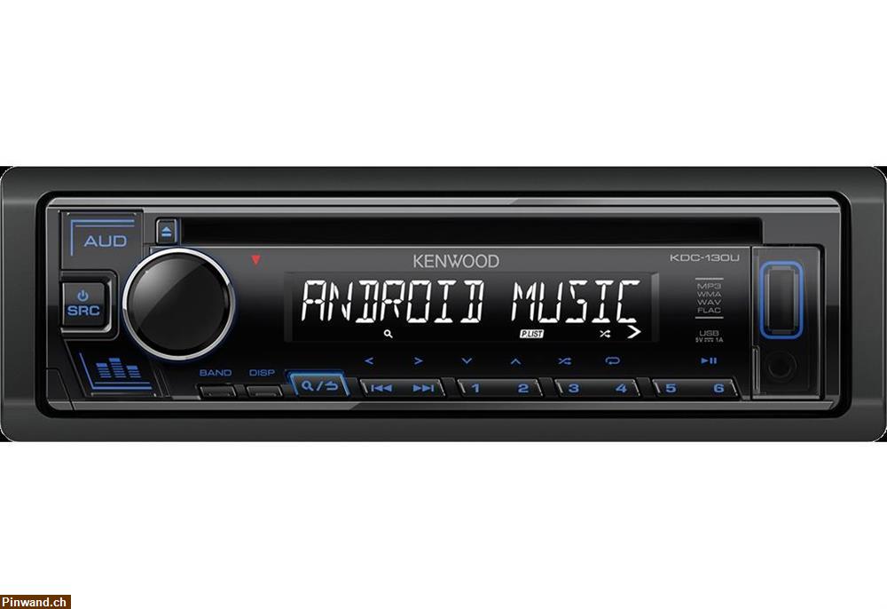 Bild 4: Autoradio Blaue Tastenleuchte Neu OVP USB Aux Front Panel