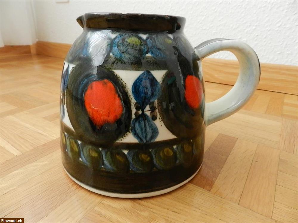 Bild 2: Krug Keramik glasiert Keramikkrug Vintage Pfeiffer Interieur