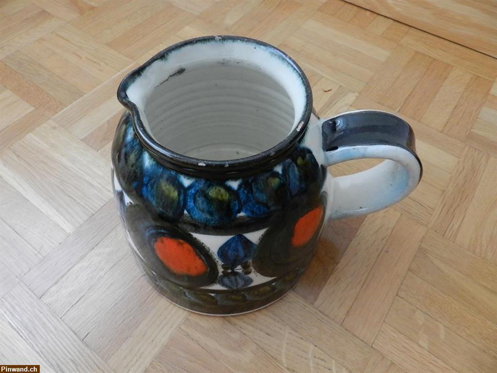 Bild 3: Krug Keramik glasiert Keramikkrug Vintage Pfeiffer Interieur