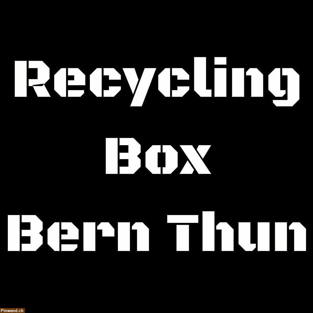 Bild 2: Recycling Pet, Glas, Aluminium Recyclingbox in Bern, Thun, Biel
