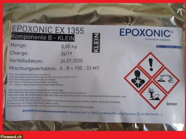 Bild 3: Harze Büchse Epoxonic EX 1355 A und B